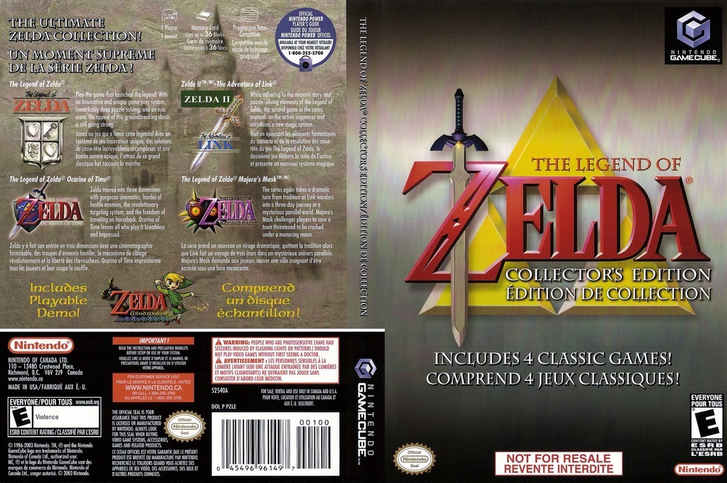 legend of zelda collectors edition