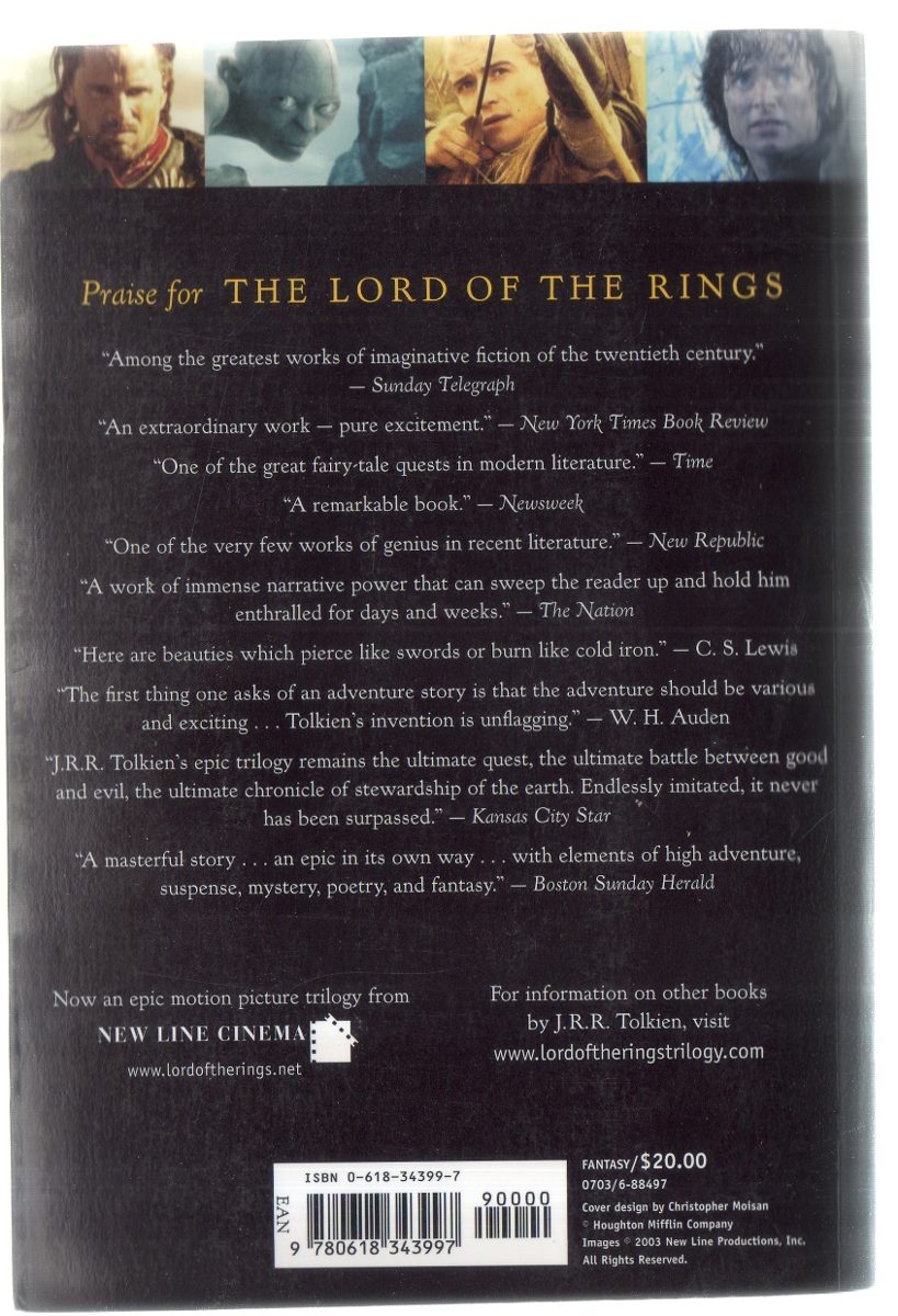 The Lord of the Rings by J.R.R. Tolkien The Lord of the Rings by J.R.R. Tolkien