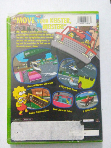 simpsons road rage x box simpsons road rage x box