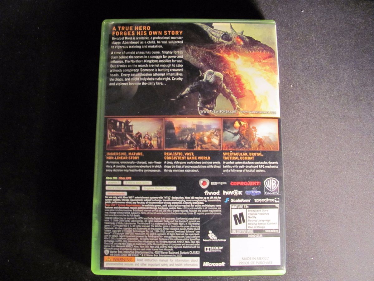 the witcher 2 assassins of kings xbox the witcher 2 assassins of kings xbox