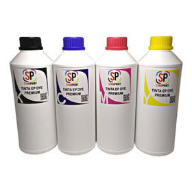Tinta Dye Para Impresora Epson 1 Litro  Colores Clase A