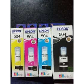 Tinta Original Epson Kit 664 L210 504 L4150 L4160, 544 L3110