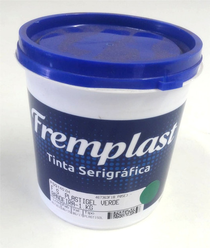  Tinta  Plastisol  Gel Silk Estamparia Fremplast 1 Kg  R 69 