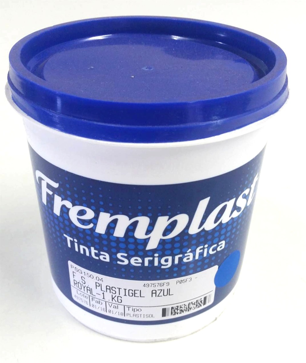  Tinta  Plastisol  Gel Silk Estamparia Fremplast 1 Kg  R 69 