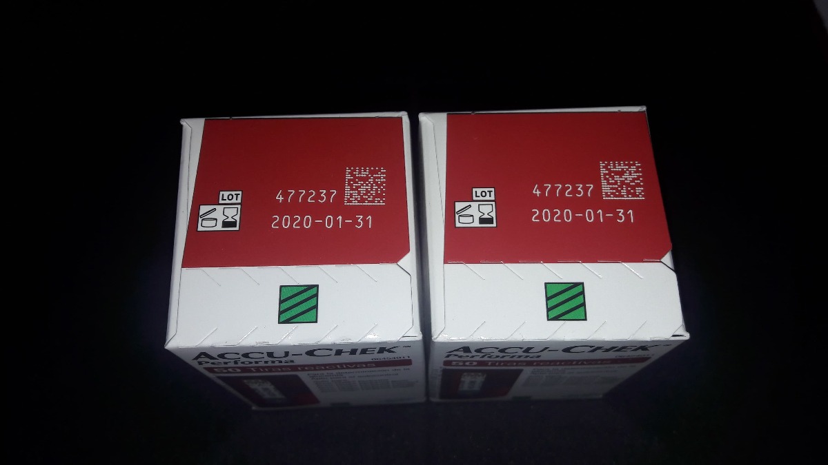 Tiras Reactivas Accu chek Performa Nano Y Performa S/ 55