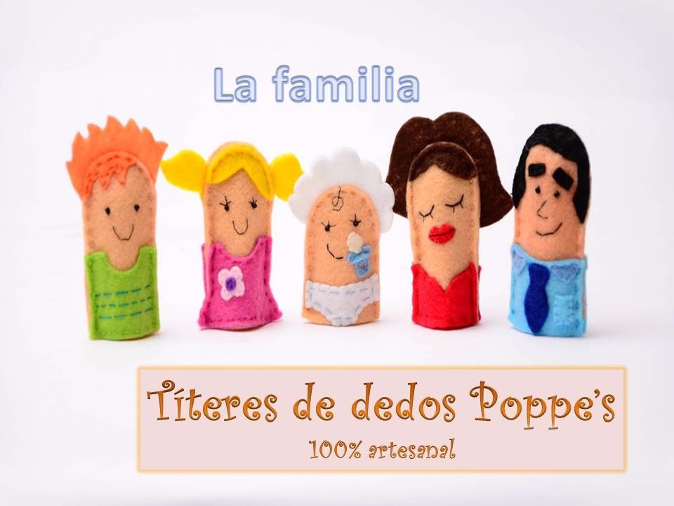 Titeres De Dedo La Familia - $ 360,00 en Mercado Libre