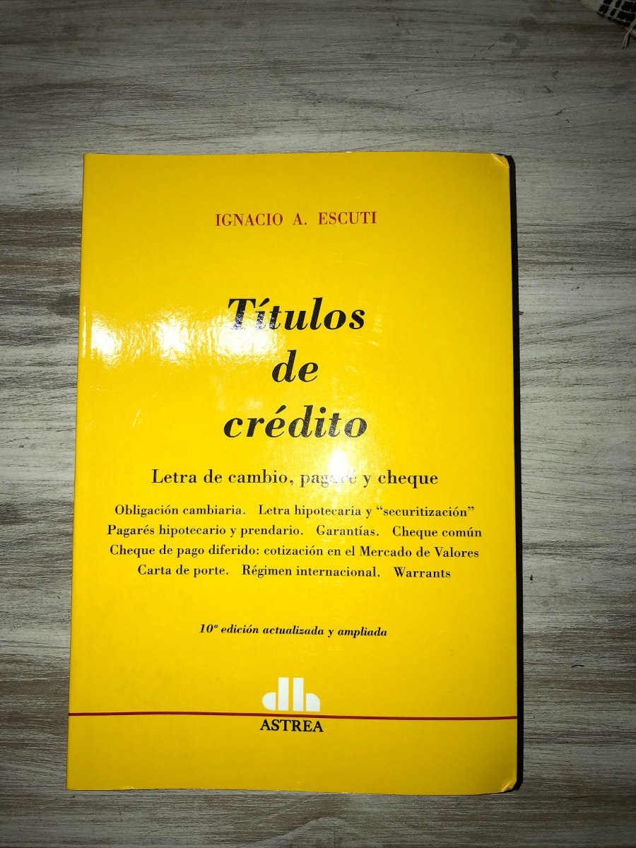 ESCUTI TITULOS DE CREDITO PDF ESCUTI TITULOS DE CREDITO PDF