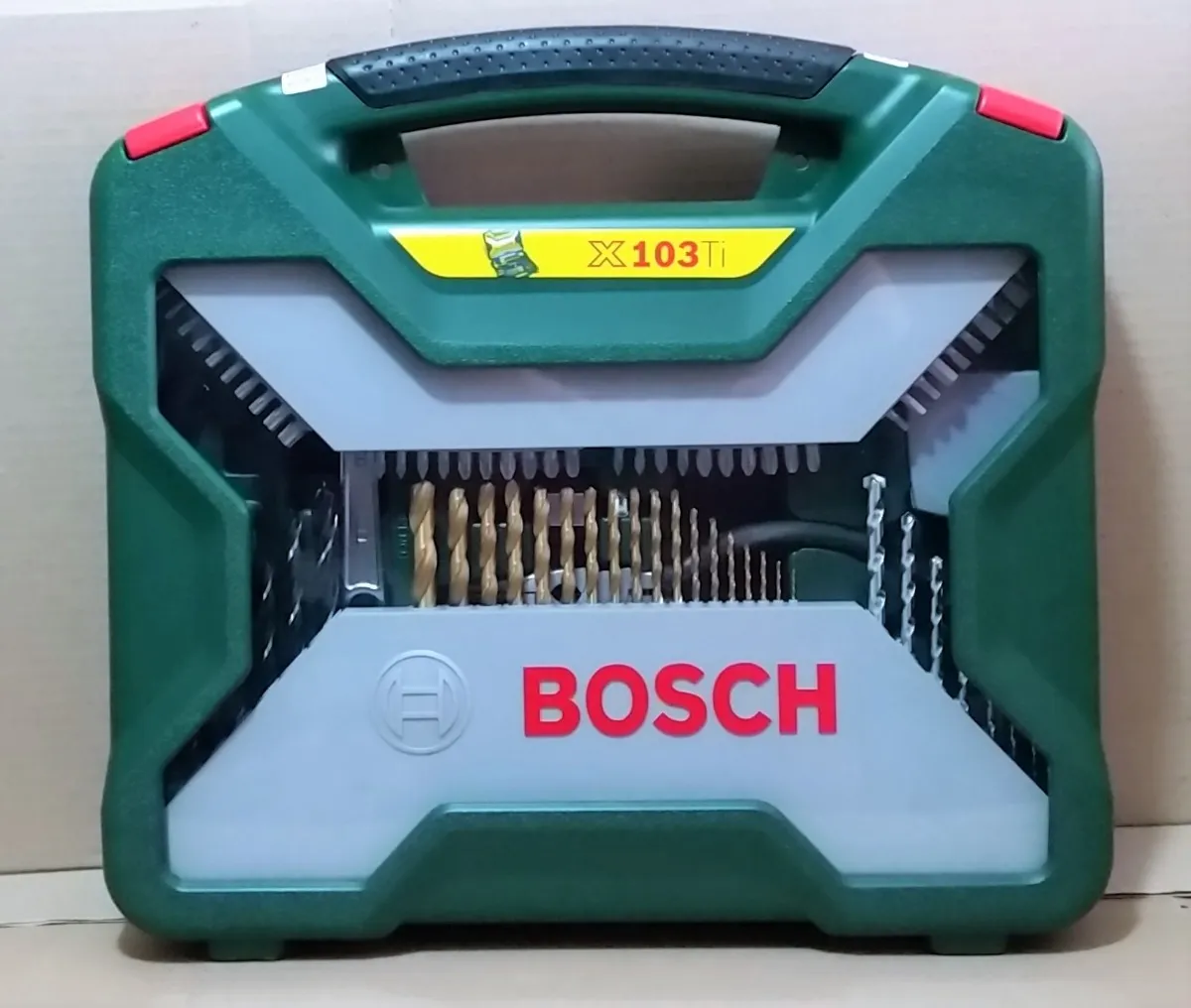Tk0d Kit Ferramentas Maleta Bosch X103ti 103 Pecas Titanio R