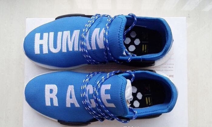 Tênis adidas Nmd R1 X Human Race Blue/azul Original Promoção Tênis adidas Nmd R1 X Human Race Blue/azul Original Promoção