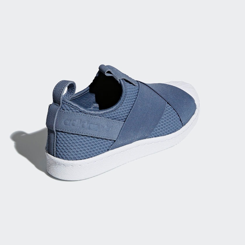 adidas superstar slip on azul marinho