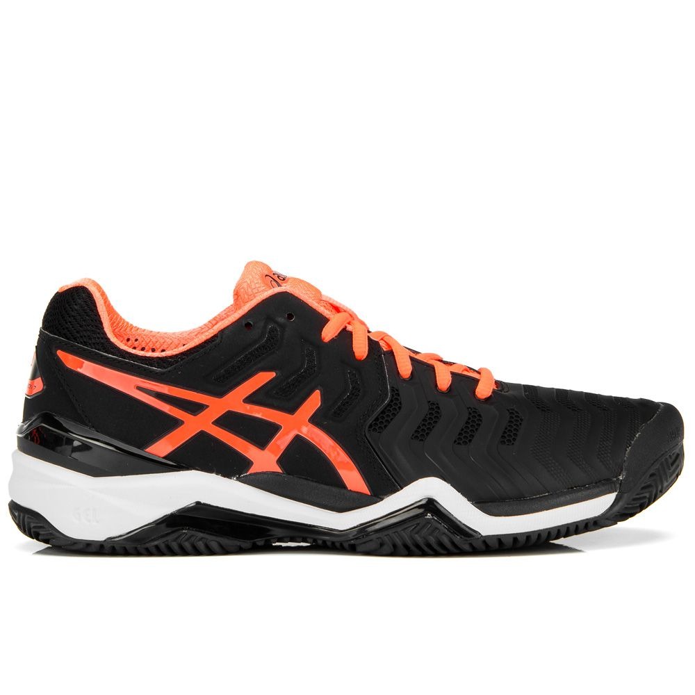 asics resolution 7 preto