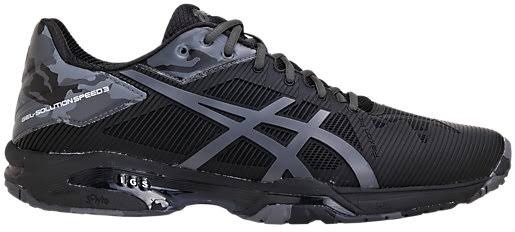 tênis asics gel solution speed 3 limited edition preto