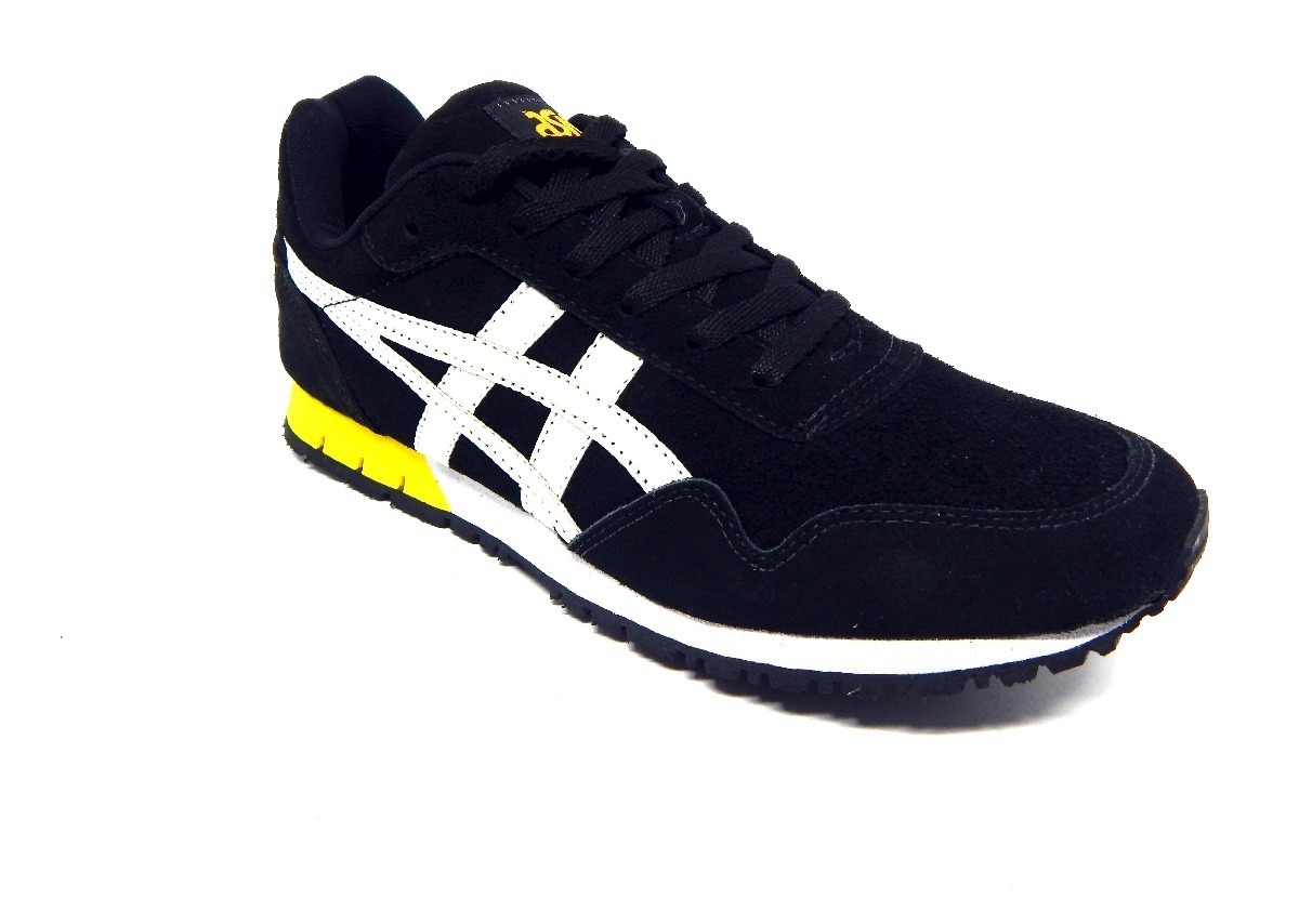 tenis asics couro masculino