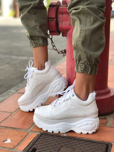 Beliz Store | Tênis Buffalo Branco Original Zatz Chunky Sneaker Frete Grat - R$ 189,90