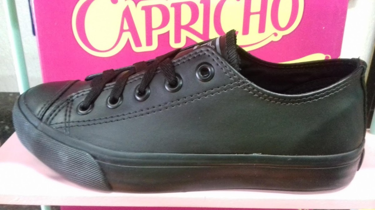 tenis capricho flatform preto