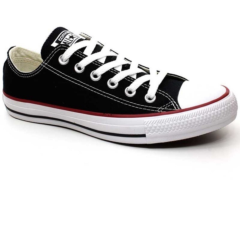 all star preto de pano