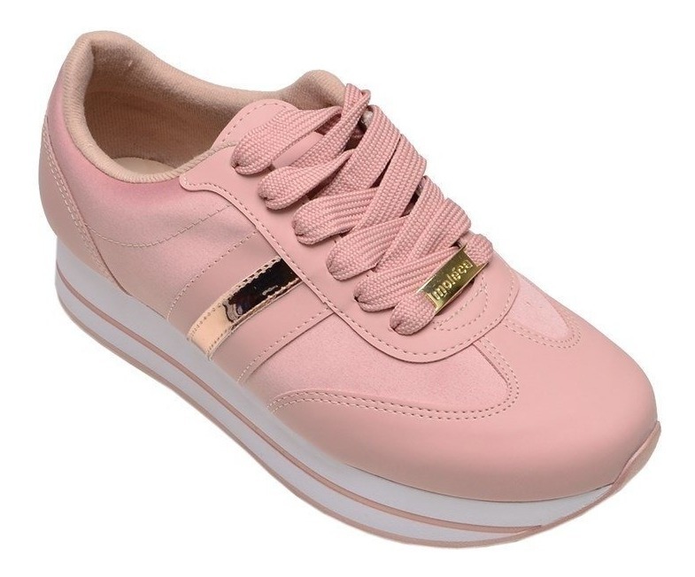 tenis moleca rosa bebe