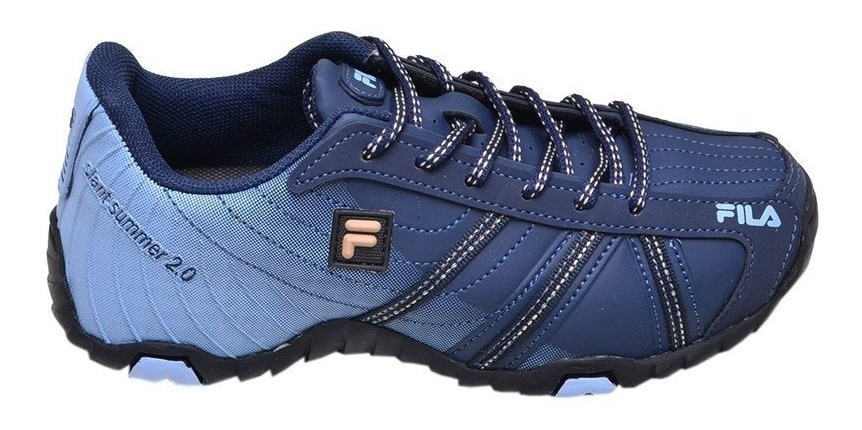 tenis fila azul bebe