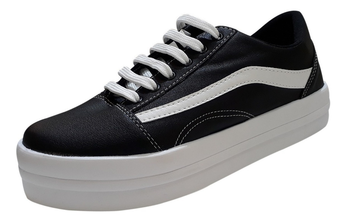 Tênis Feminino Flatform Sola Alta Confortável - R$ 49,99 em Mercado Livre