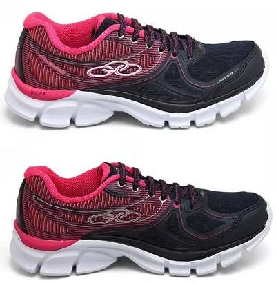 Tênis Feminino Olympikus Jumper 417 - Marinho/rosa - R$ 189,61 em Mercado Livre
