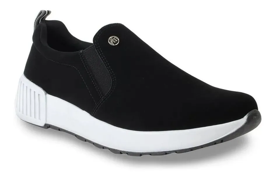 Tigrão | Tênis Feminino Via Marte Slip On Sem Cadarço 20-2706 - R$ 139,99