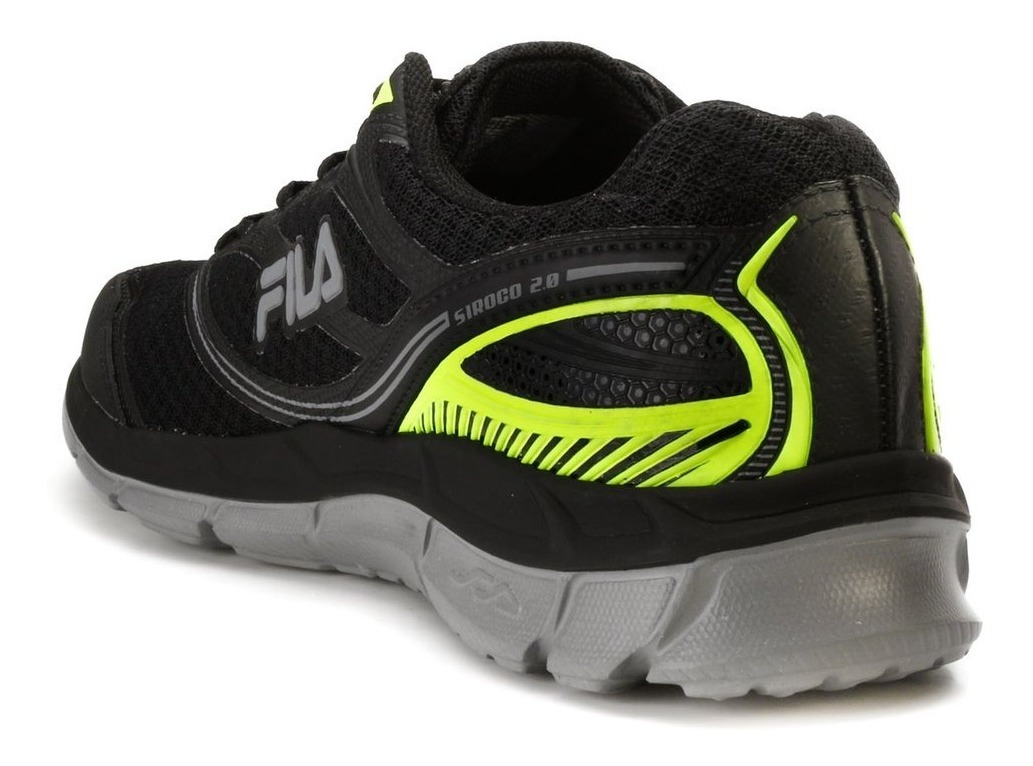Tênis Fila Siroco 2.0 Masculino - Preto E Verde - R$ 109,90 em Mercado Livre
