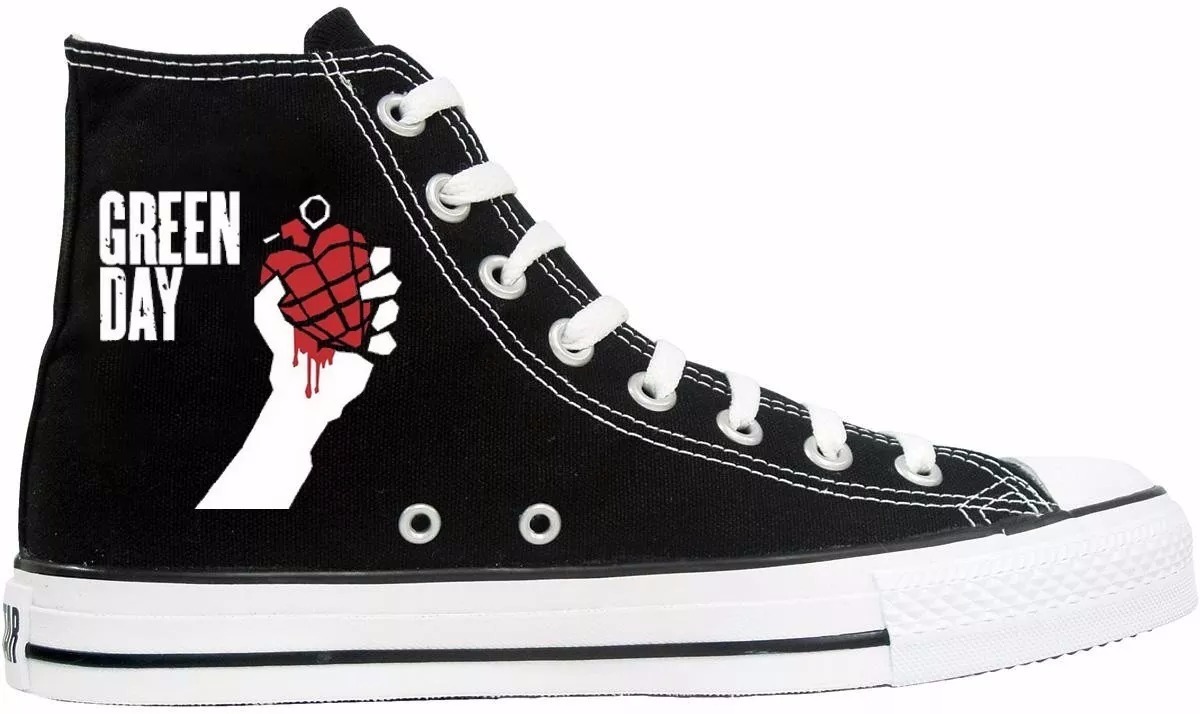 green day converse sneakers