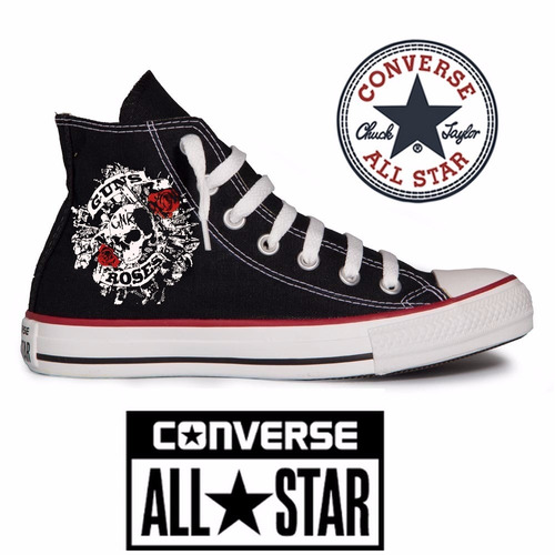 converse all star guns n roses