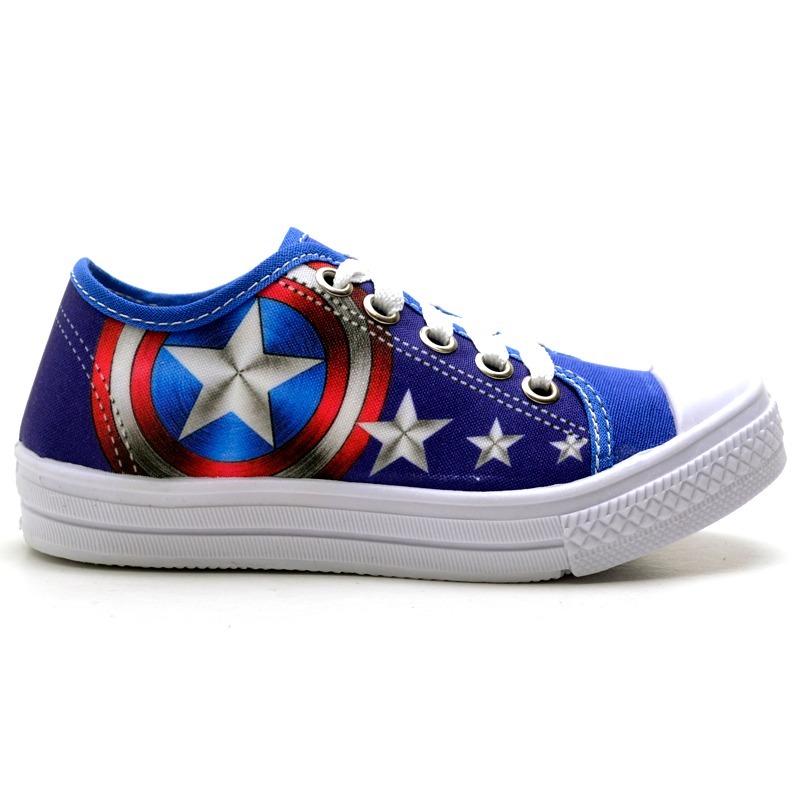 Tênis Infantil Estilo All Star Converse Batman Homem Aranha - R$ 54,90 em Mercado Livre