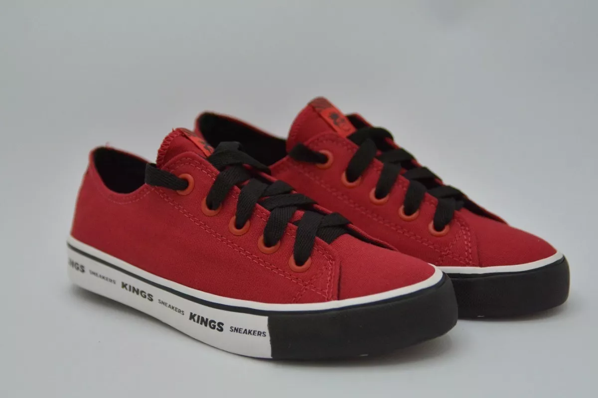 tenis kings sneakers vermelho