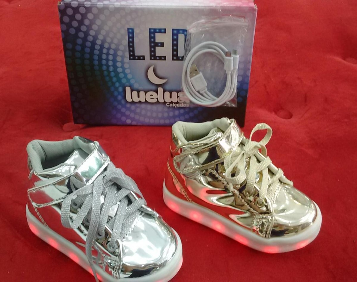 mercado livre tenis led infantil