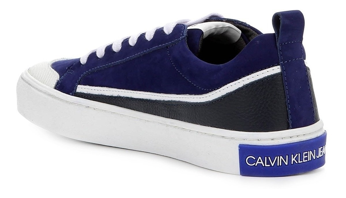 tenis calvin klein masculino azul