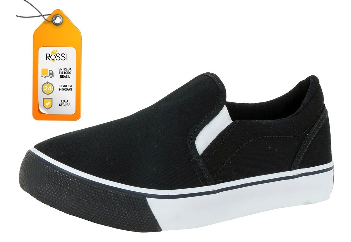 slip on masculino mercado livre