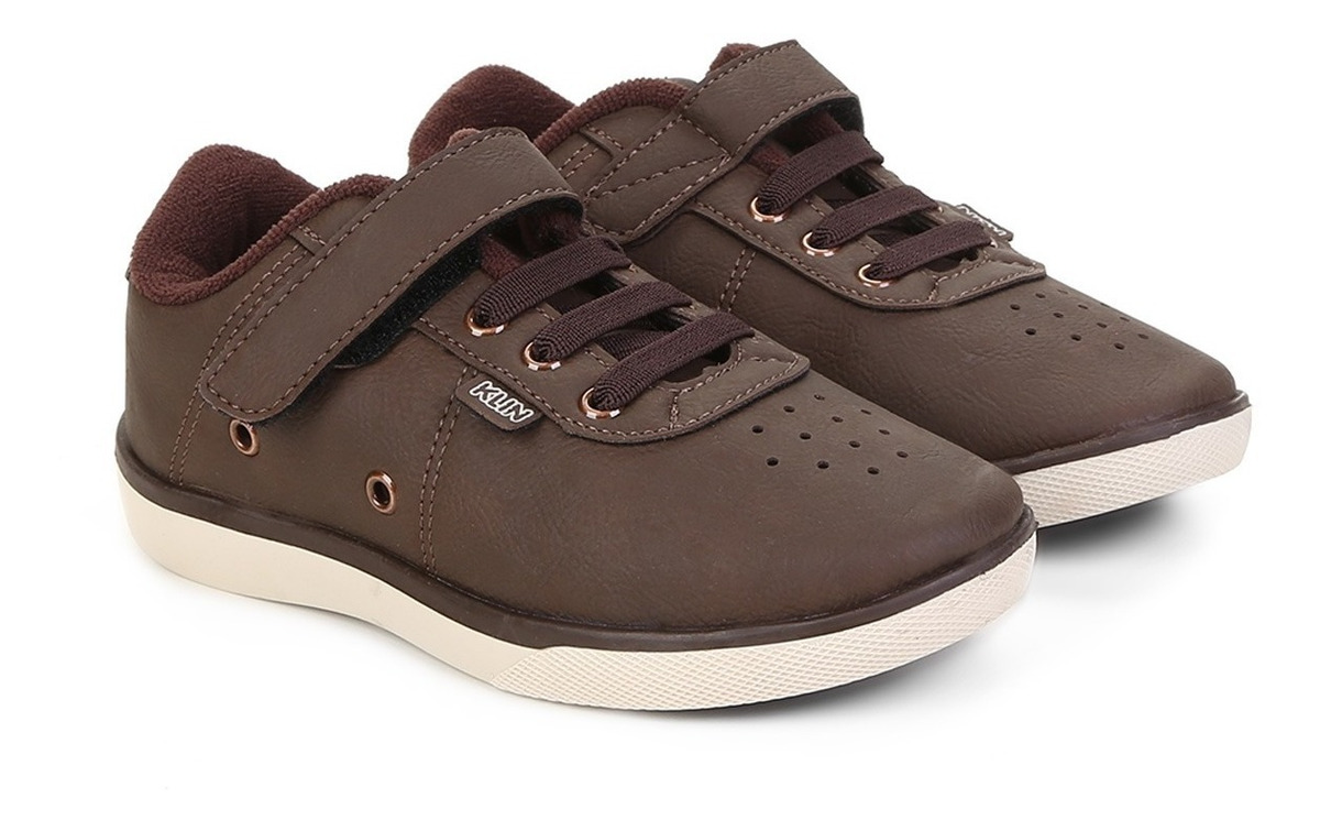 Tênis Menino Klin College Velcro 1480/ Gaby Calçados - R$ 79,90 em Mercado Livre