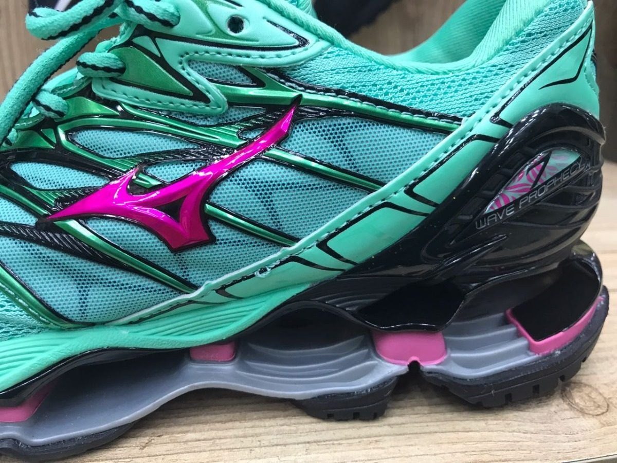 mizuno prophecy 7 verde e rosa