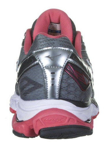 Tênis Mizuno Wave Ultima 9 P Feminino Grafite E Rosa - R$ 299,90 em Mercado Livre