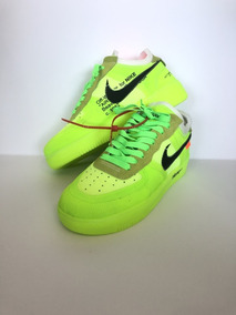 zapatillas nike verde fosforescente