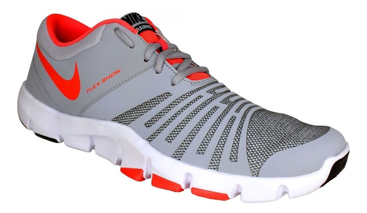 Tênis Nike Flex Show Tr 5 Msl - Cinza/laranja/branco - R$ 344,99