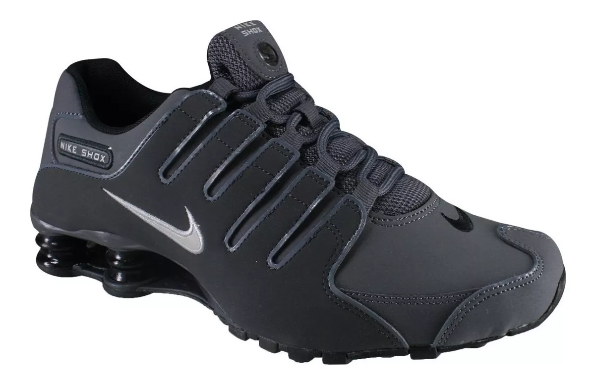 nike shox cinza escuro