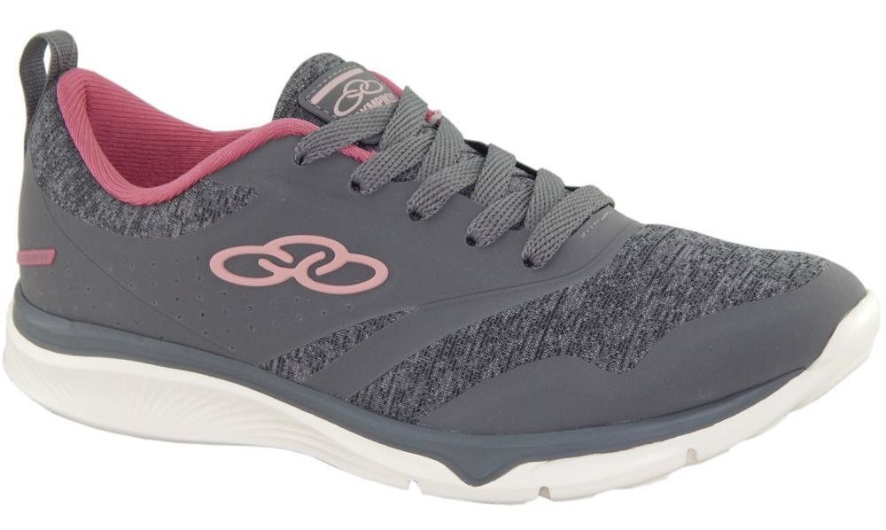 tenis olympikus cinza com rosa