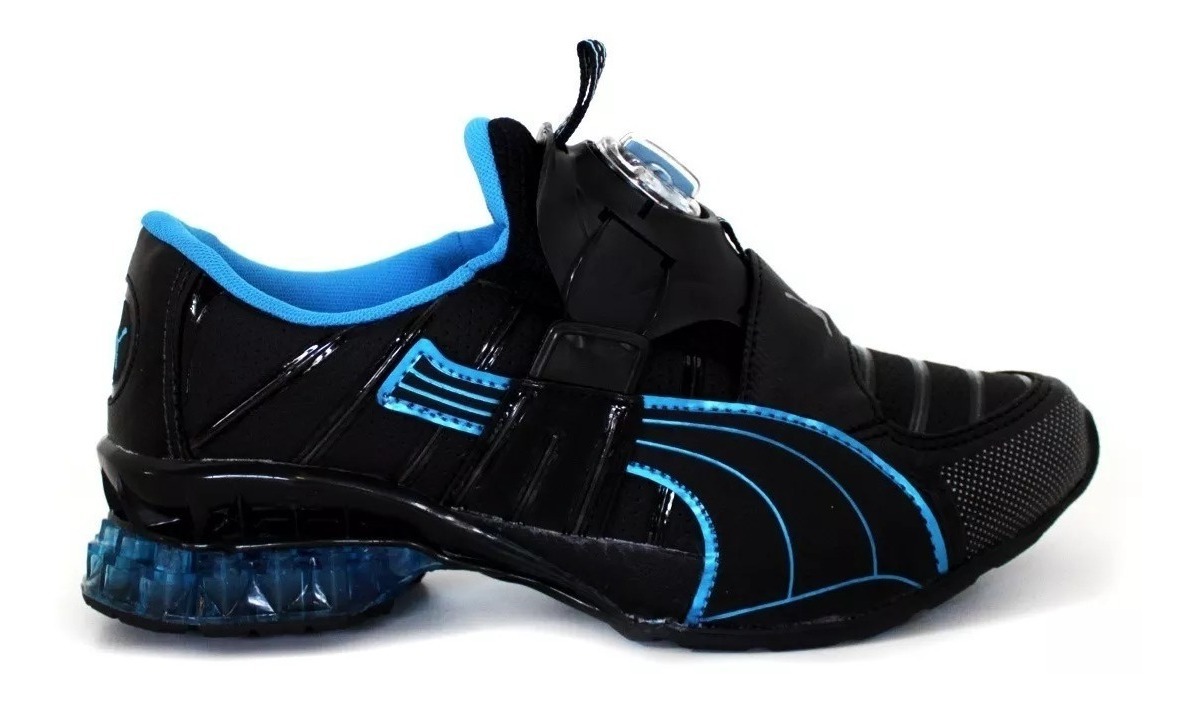 puma disc preto e azul