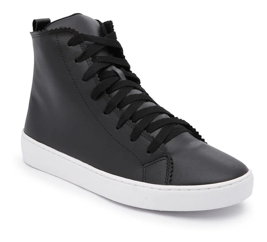 CaioMStore | Tênis Sapatenis Cano Alto Feminino Tenehi Cadarço Academia - R$ 89,90