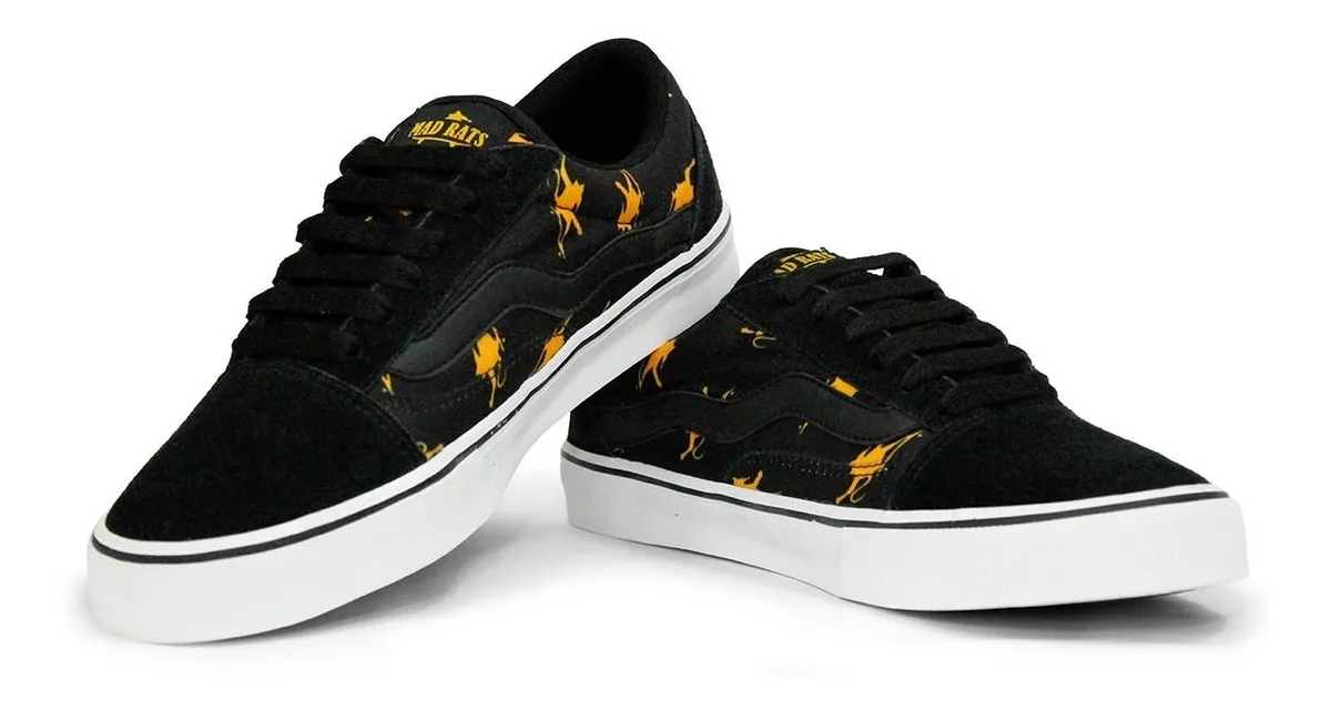 tenis mad rats amarelo