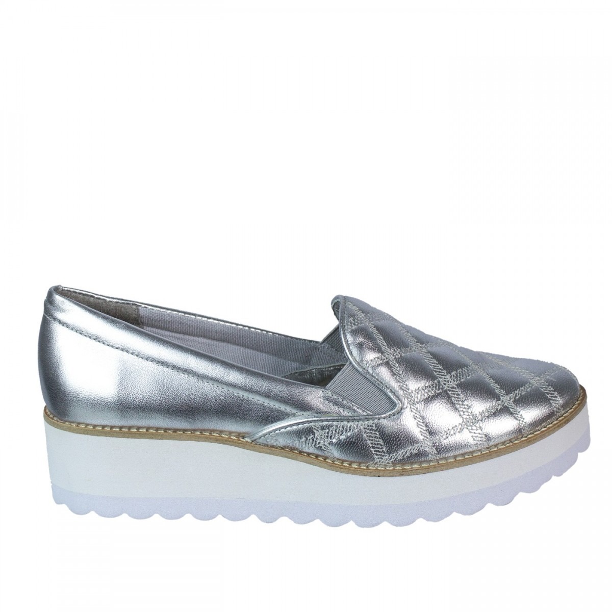 Tênis Slip On Feminino Capodarte Metalizado Black Friday - R$ 159,90 em Mercado Livre