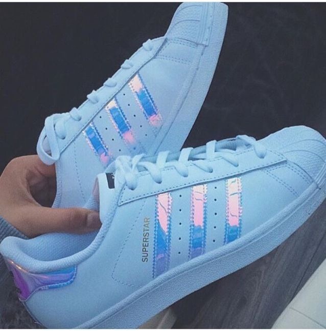 tenis adidas superstar holográfico feminino