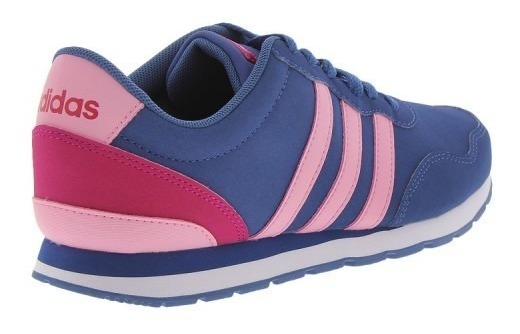 adidas neo azul y rosa