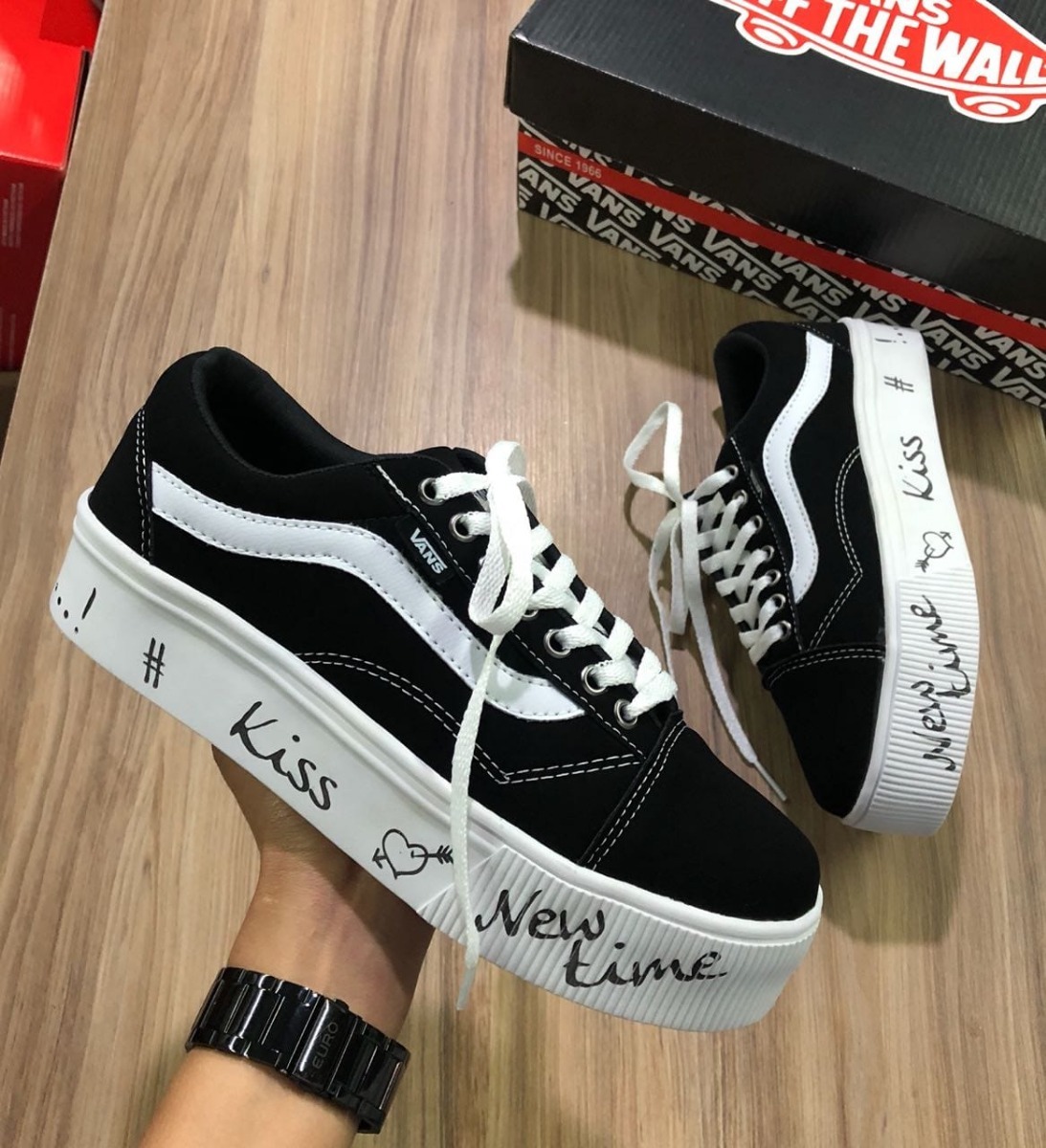 tênis plataforma vans