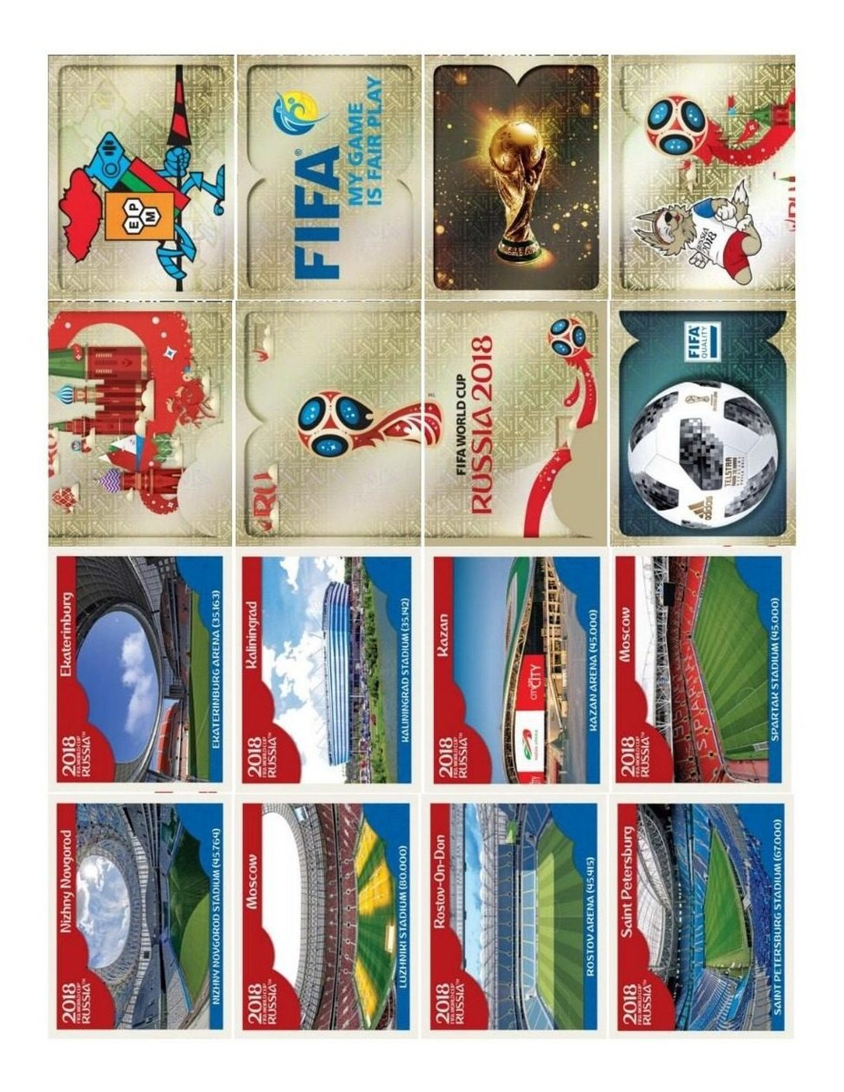 Todas Figurinhas Do Album Copa Do Mundo 2018 Digitalizadas R 9 99 Em Mercado Livre