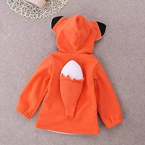 Toddler Boy Girl Halloween Cosplay Costume Outwear Fox Outfit Jacket Coat 