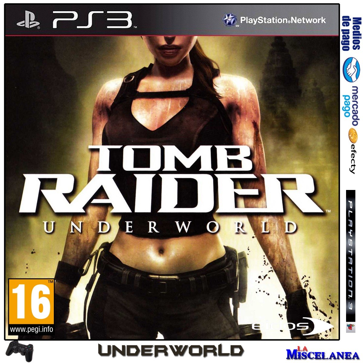 Tomb Raider Underworld Ps3 Digital 19 900 En Mercado Libre